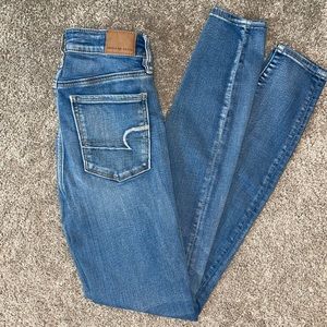 AE super hi-rise jegging next level stretch